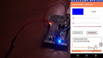MSP432: RGB LED + BLUETOOTH + Android