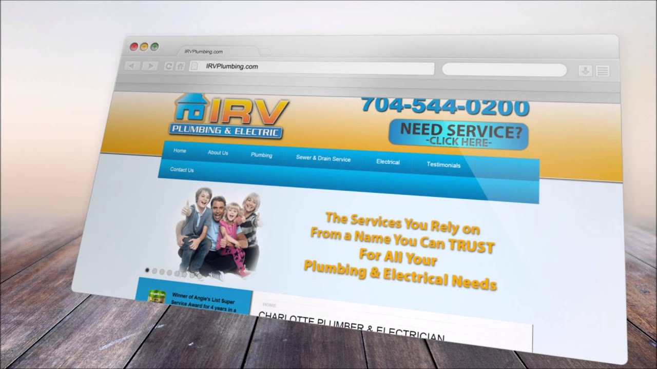 Best Plumber in Charlotte | IRV Plumbing (704) 544-0200