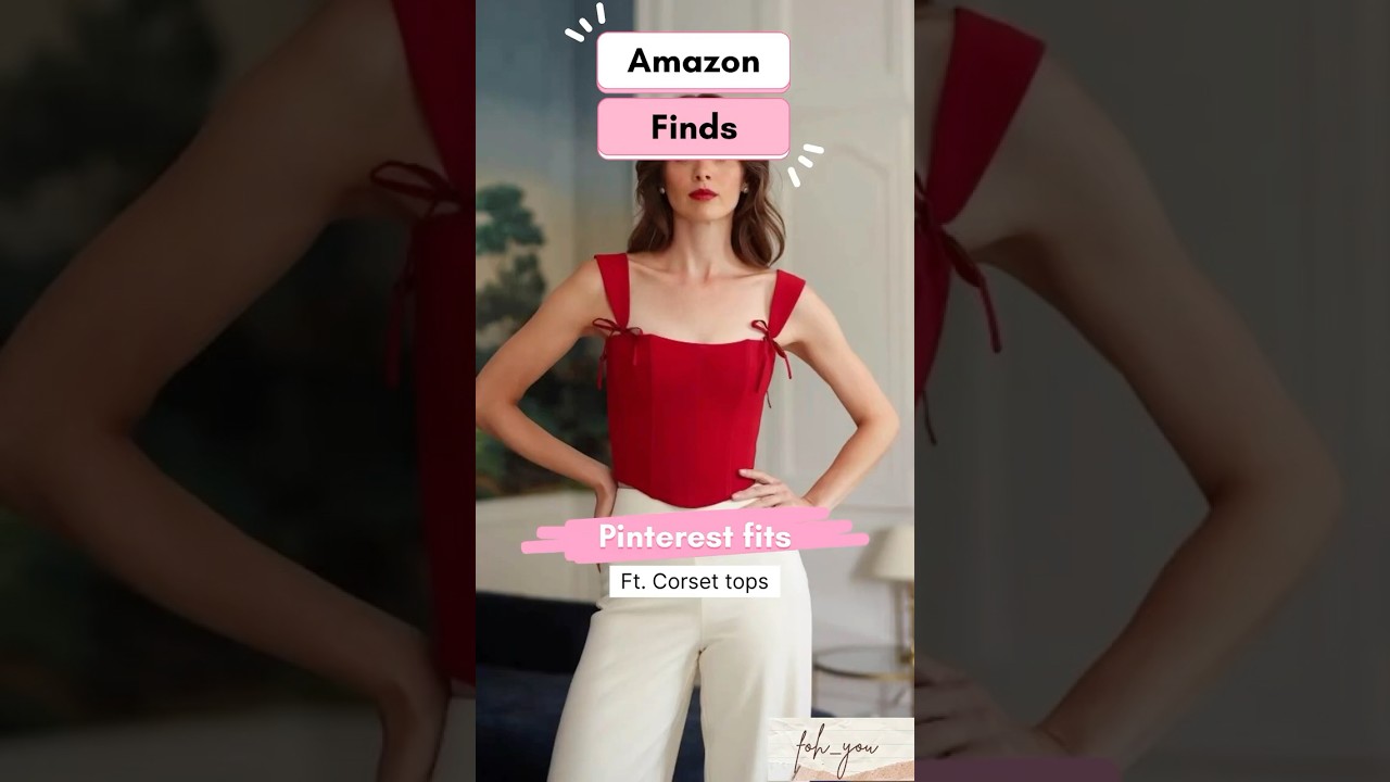 Corset top from amazon with pinteresty vibes