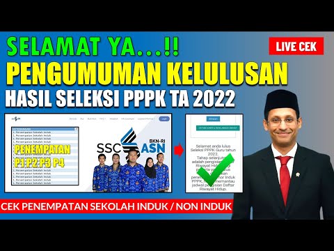 🔴LIVE CEK PENGUMUMAN