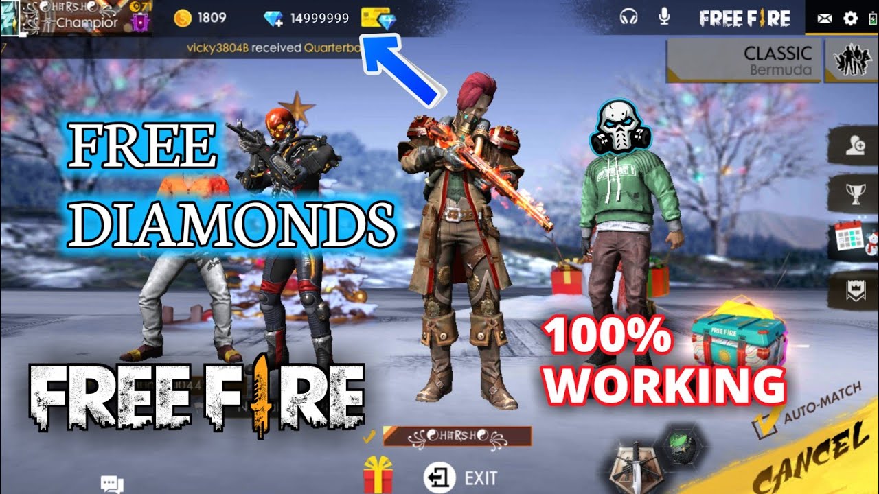 How To Get Free Diamonds And Upgrade To Elite Pass For Free In Garena  FREEFIRE 