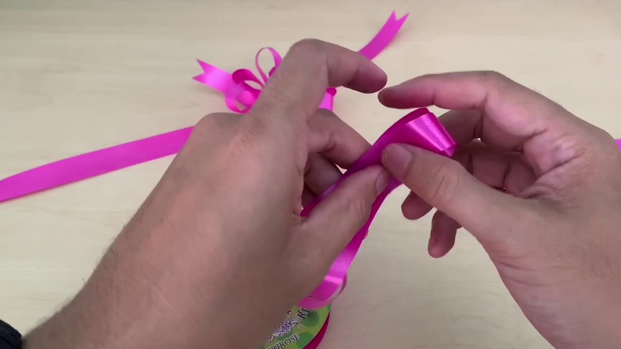 Ribbon bow tutorial YouTube