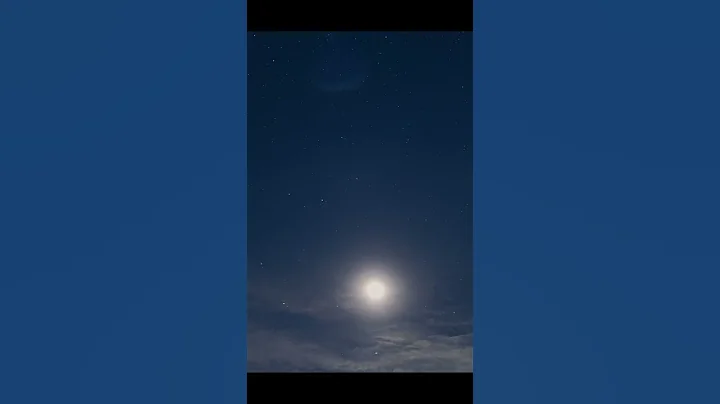 Moon and stars #moon #nightsky