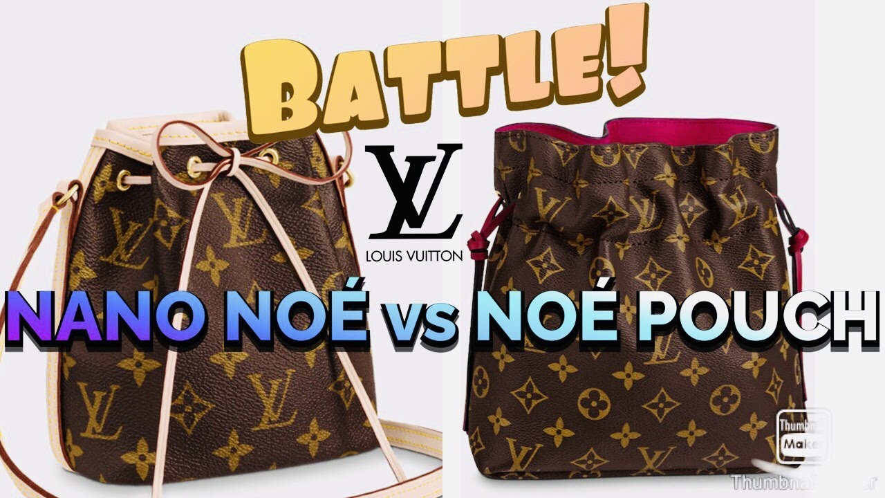 Leather Bag Strap and Organiser Set for LV Nano Noe