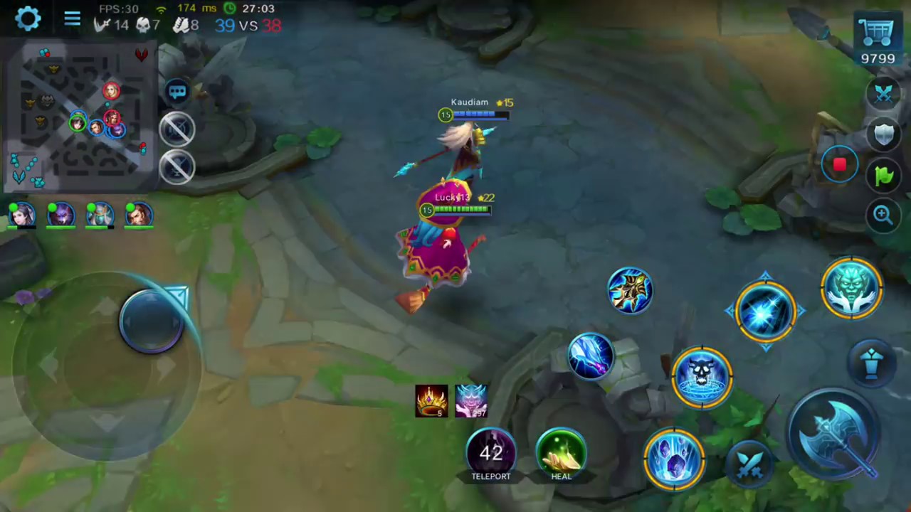 Heroes Evolved - Saya Penta Kill