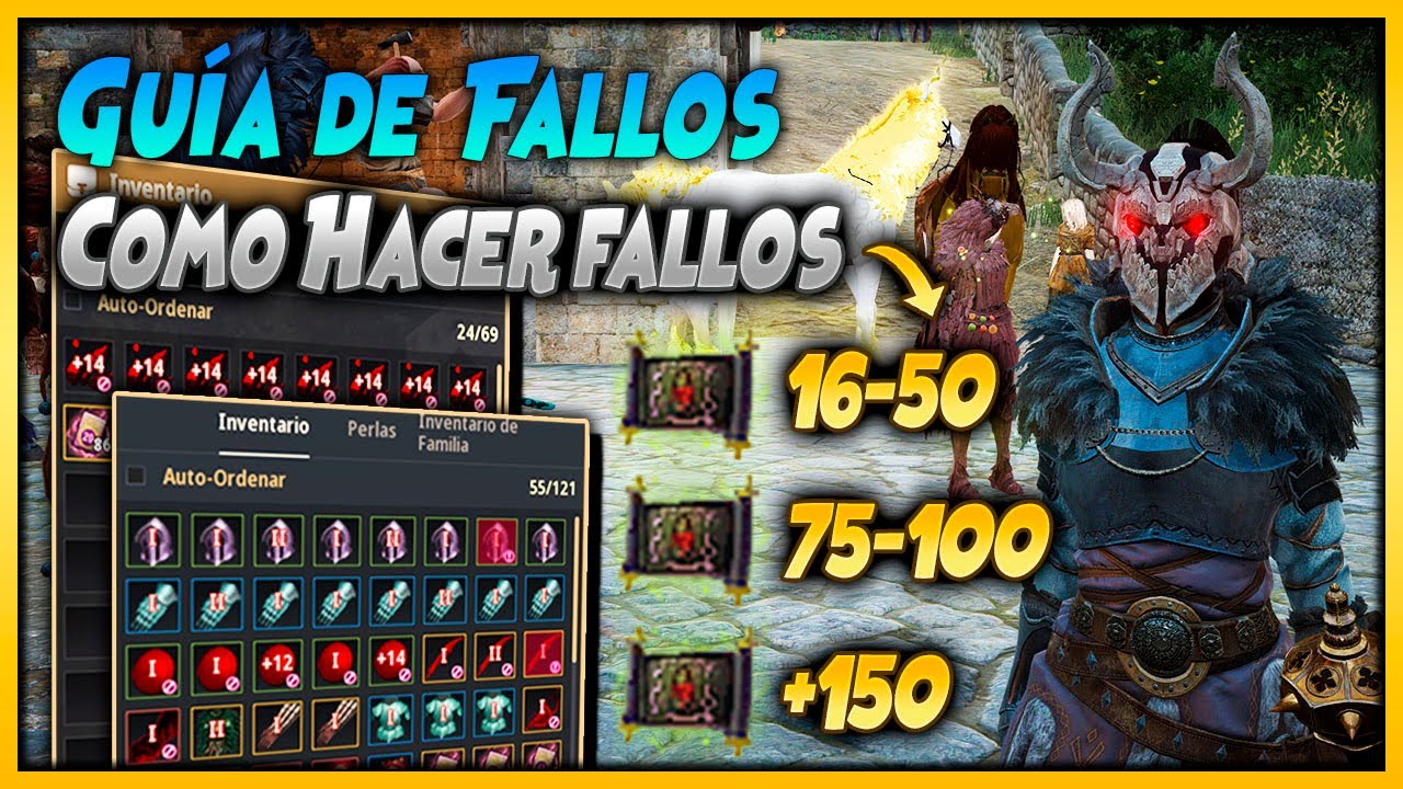 GUIA DE FALLOS - COMO HACER FALLOS BLACK DESERT - CREA TU FÁBRICA DE ENCANTAMIENTO 2021 - YouTube