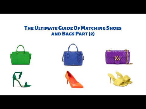 MATCHING BAGS AND SHOES | Topuklu ayakkabılar, Çanta, Topuklular