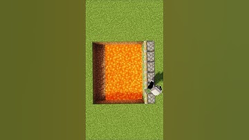 Minecraft Lava Bridge🌋#shorts #minecraft #minecraftbuilds