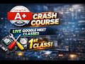 1st Class | CompTIA A+ Full Course | Live Google Meet | Complete Beginner Guide | 220-1101 & 1102