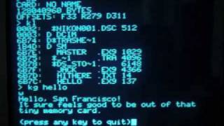 Homemade 6809 computer plays blackjack!