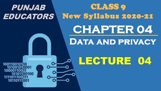 9th Class Computer science New Book 2020 | Ch 04 Lec 04 | Ciphers