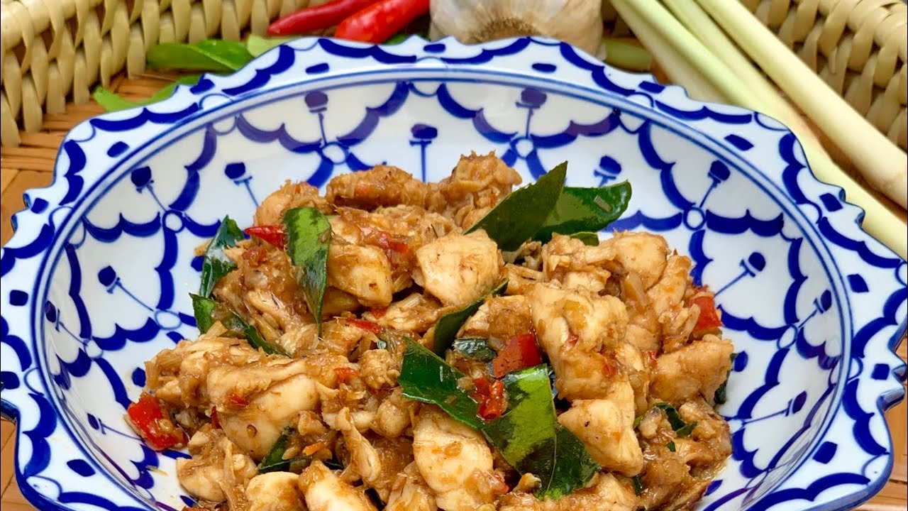 Thai lemongrass chicken “Gai Ta Krai”