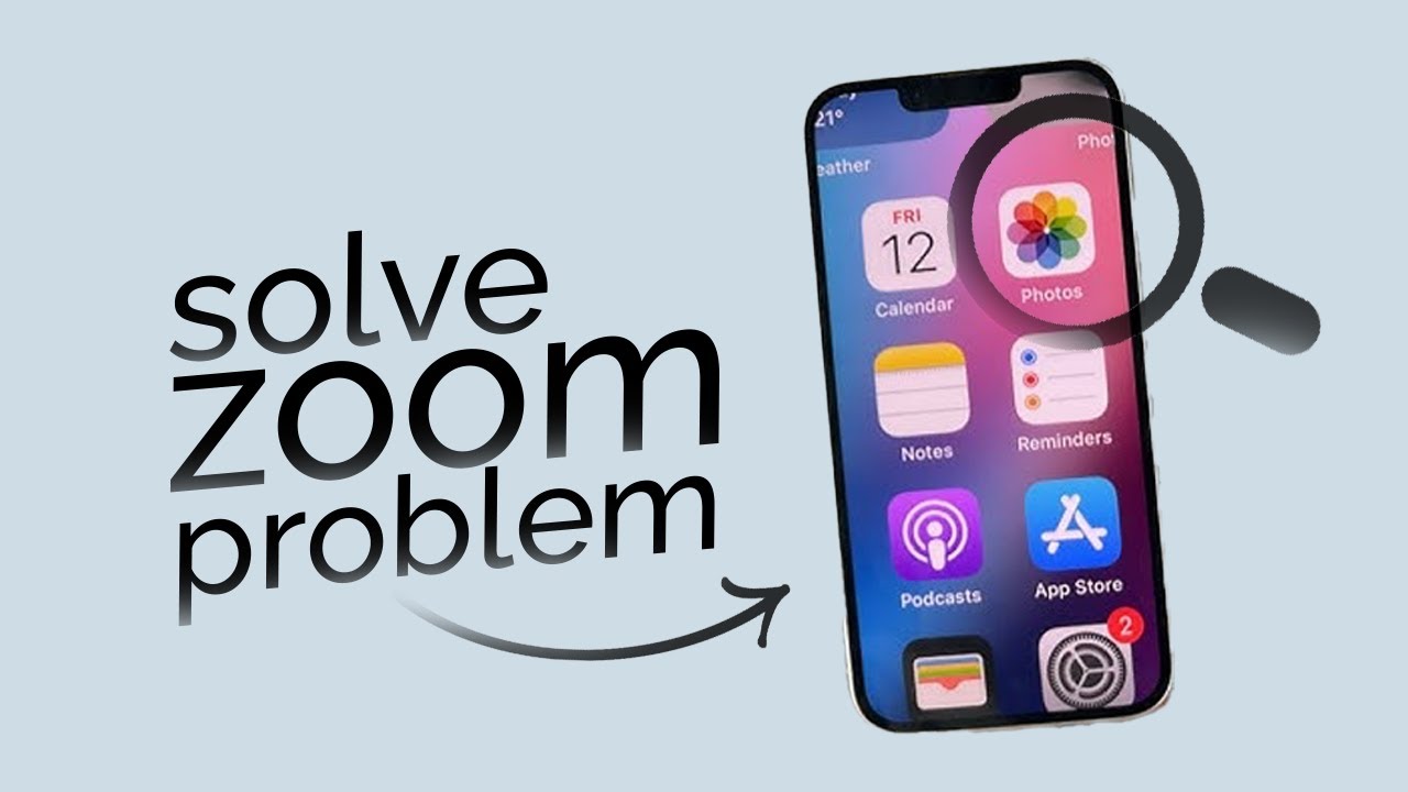 Zoom Problems How to Solve iPhone Zoom Problem (explained) - YouTube