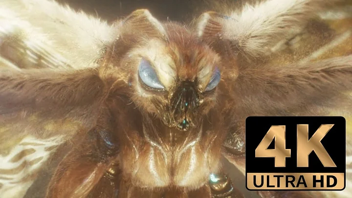 Mothra All Scenes 4K - Godzilla X Kong: The New Empire