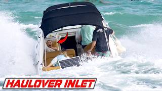 Sundancer Survival Mode !! | Haulover Inlet Challenge