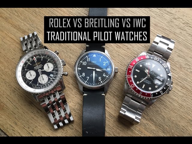 breitling or rolex