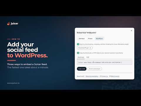 How to Add a Social Media Feed to WordPress (3 Ways) | Juicer Social