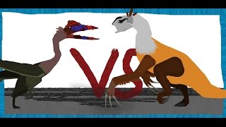 Pivot Battle Arena: Quetzalcoatlus VS Therizinosaurus