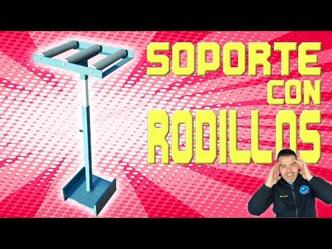 #Soporte con #rodillos para #taller