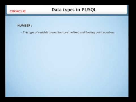 9 3 Datatypes in PLSQL