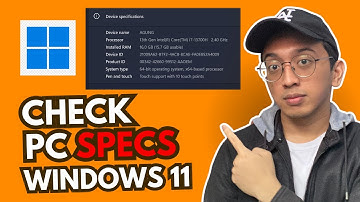 How to Find Computer Specs on Windows 11 or 10 PC / Laptop
