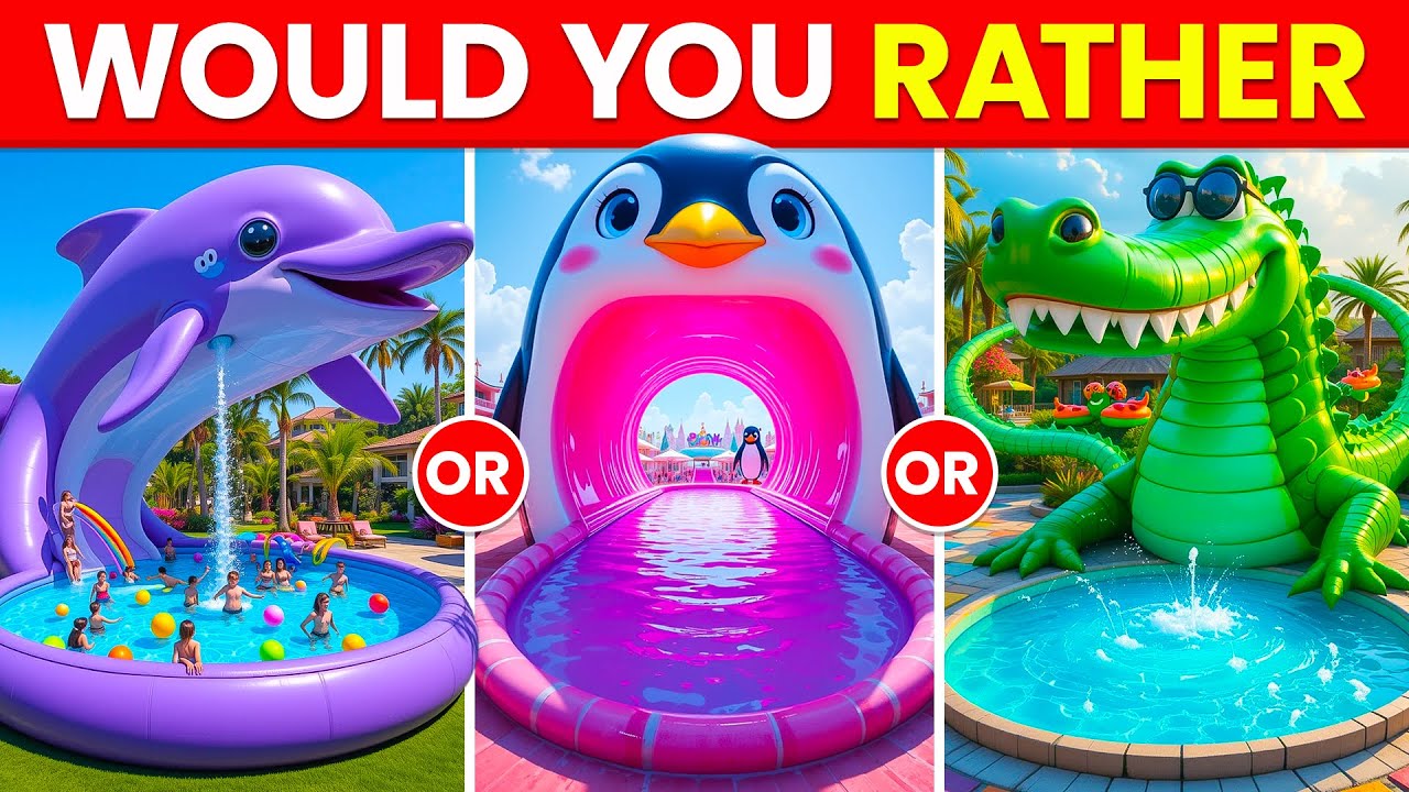 Would You Rather - Build Your Magical $10,000,000 SUMMER HOUSE 🏰🌊🍉🍦☀️🤑
