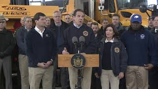 Governor Cuomo Updates New Yorkers on Significant Winter Weather Moving Through the State