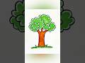 Big tree easy drawing for kids #howtodraw #simple #artforkids #diy #kidsvideo #environment #diy fun