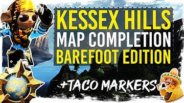 Guild Wars 2 - Kessex Hills Map Completion with TacO Markers