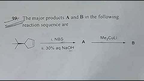 Csir net chemical science june 2016 solution, using of nbs naoh and Gill man reagent in hindi