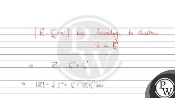 The sum of magnitudes of two forces acting at a point is \( 16 \mat...