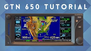 How To Use The Garmin GTN650  Tutorial For Beginners