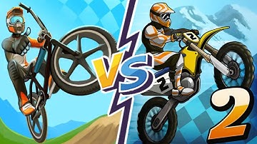 Mad Skills BMX 2 vs Mad Skills Motocross 2 - (Android/IOS) Gameplay HD