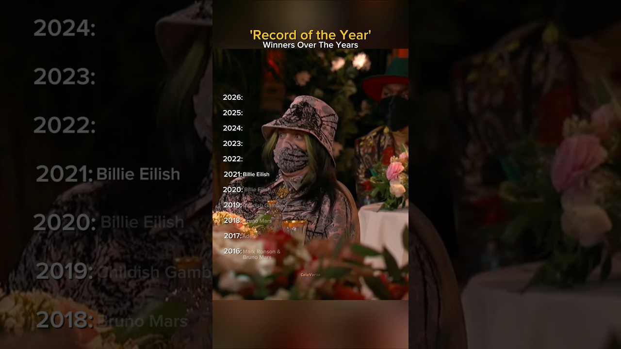 Grammys 'Record of the Year' Winners Over the Years 🏆