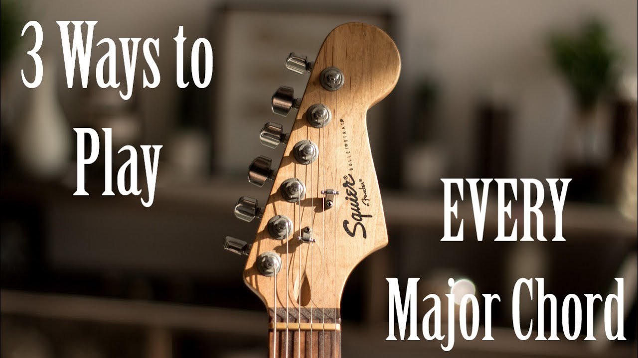 How to Play ALL Major Chords! - YouTube