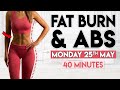FAT BURN HIIT and ABS | 40 min Home Workout