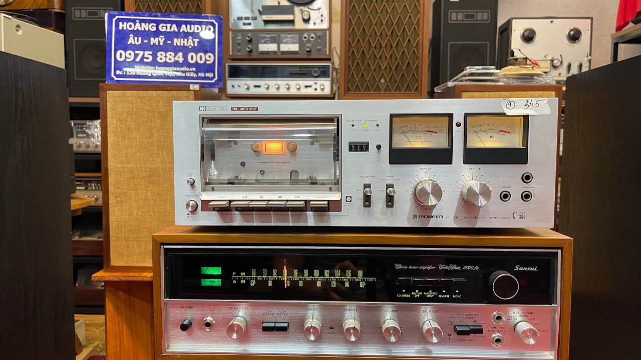 Bình dân nghe hay Tape Pioneer CT 500. Hoàng gia audio 0975.884