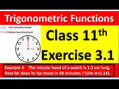 Trigonometric Functions | Class 11 Maths Chapter 3   Ex 3.1 Example 4 | CBSE + IIT JEE