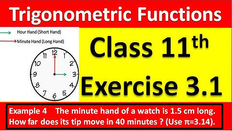 Trigonometric Functions | Class 11 Maths Chapter 3   Ex 3.1 Example 4 | CBSE + IIT JEE