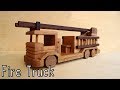 How To Make a Wooden Toy Fire Truck | Wooden Miniature - Wooden Creations How To Make a Wooden Toy Fire Truck | Wooden Miniature - Wooden Creations