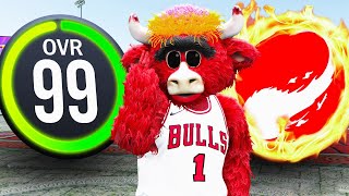 I DOMINATE THE PARK AS BENNY THE BULL ON MY 2-WAY 3-LEVEL THREAT BUILD VERSUS RANDOMS IN NBA 2K24..
