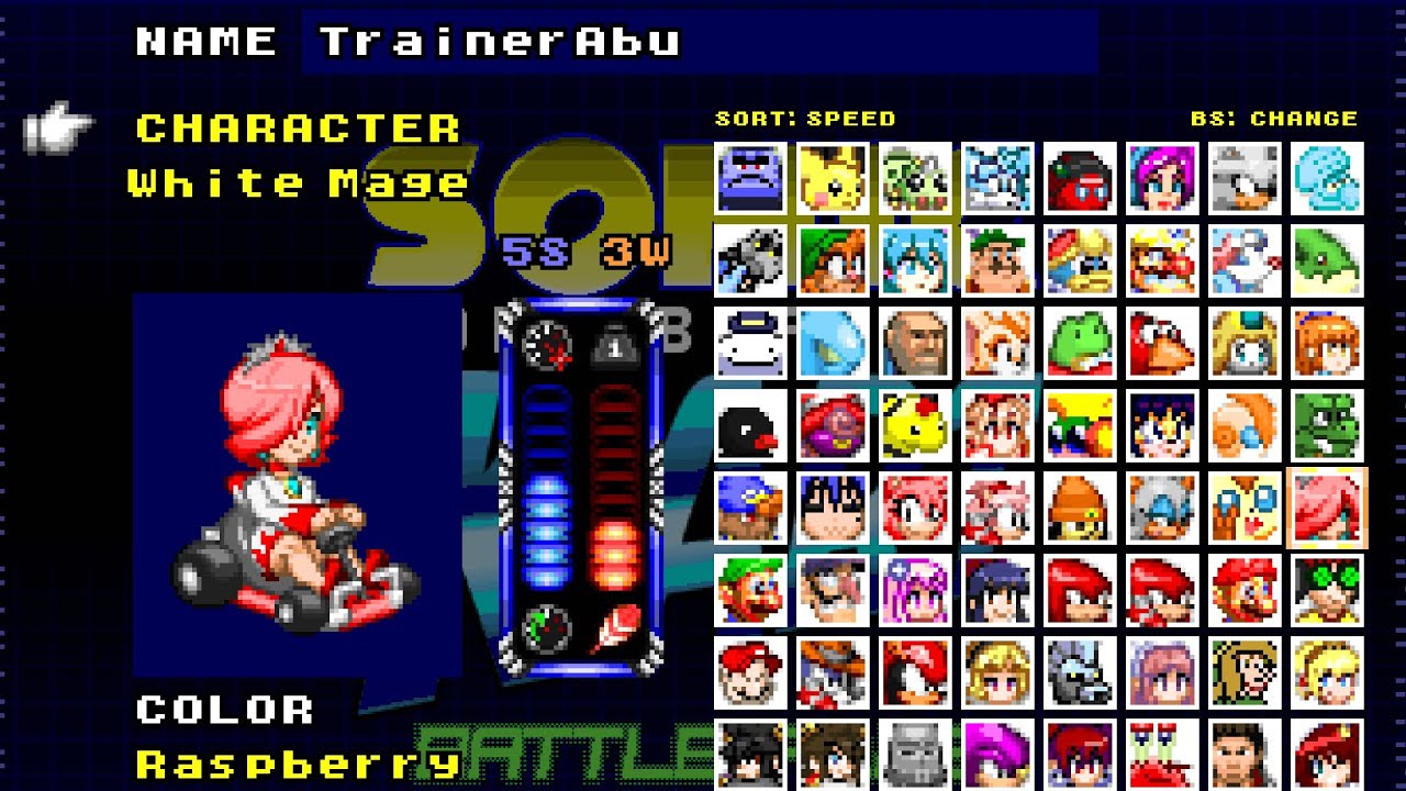 White Mage enters SRB2 Kart online — Final Fantasy magic meets Sonic racing