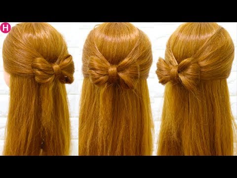 머리 예쁘게 묶는법 💕 끈없이 머리묶기 - YouTube