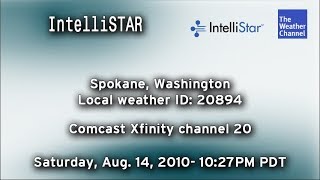 TWC IntelliSTAR- Spokane, WA- Aug. 14, 2010- 10:27PM PDT