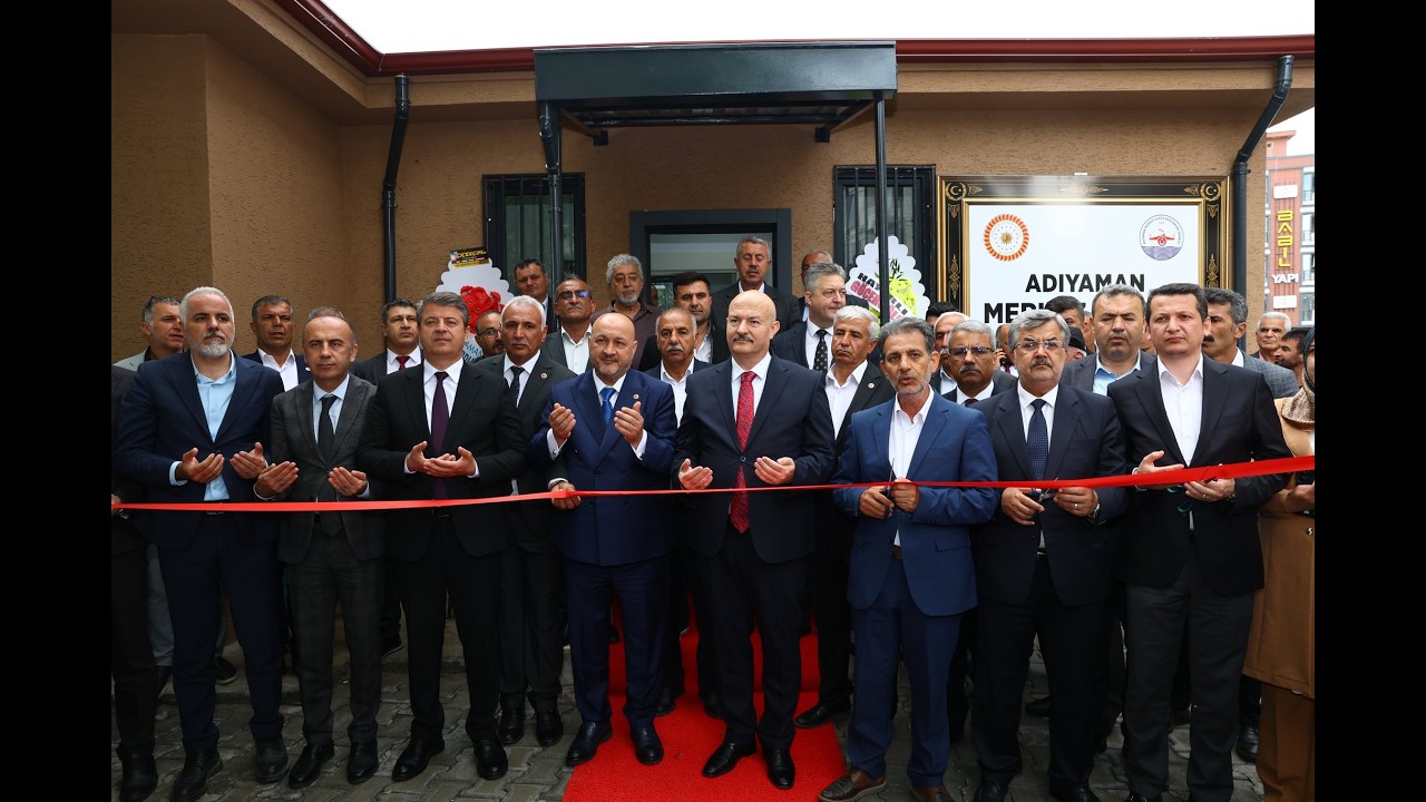 Adıyaman Merkez ve Köy Muhtarları Derneği Hizmet Binası açılışı gerçekleştirildi