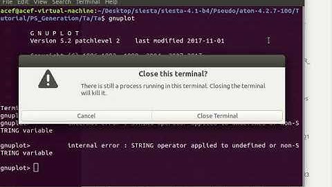 Pseudopotentials(PPs) generation  by: ACB