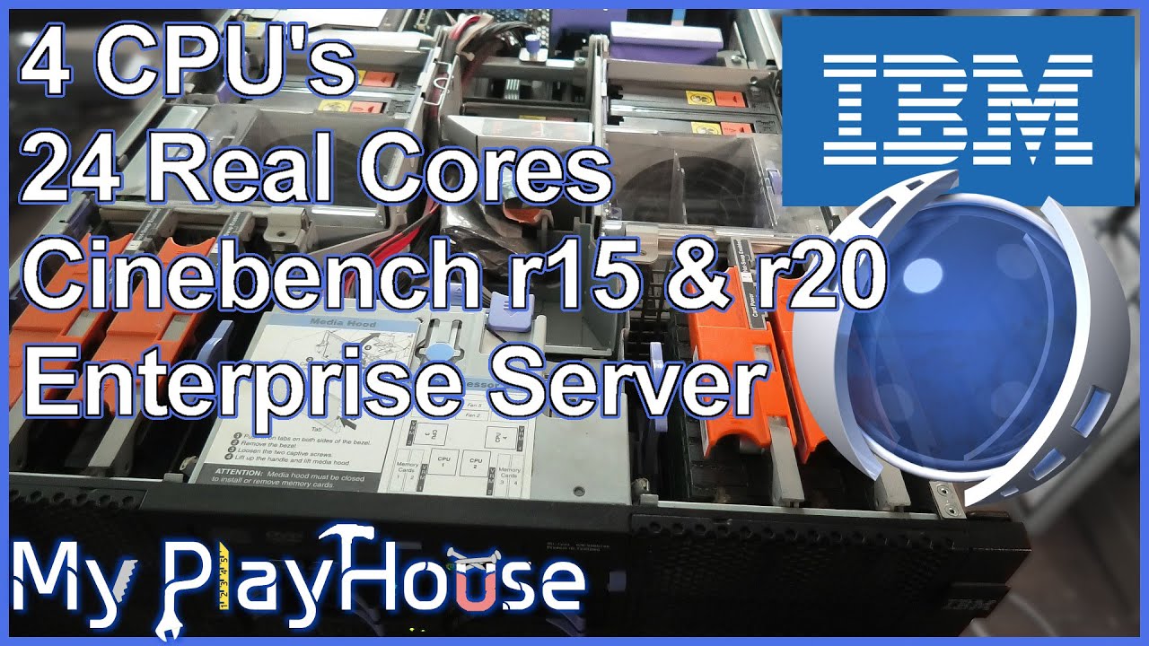 24-ядерный IBM x3850 M2 под управлением Server 2019 - Cinebench R15 и R20 - 984