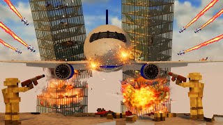 Realistic Plane Shootdowns & Crashes 32 😱 Teardown