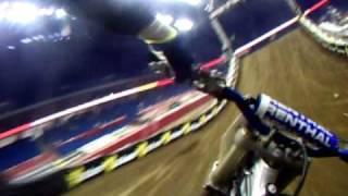 Tulsa AX collegeboy heat race 1/9/2011 helmet cam