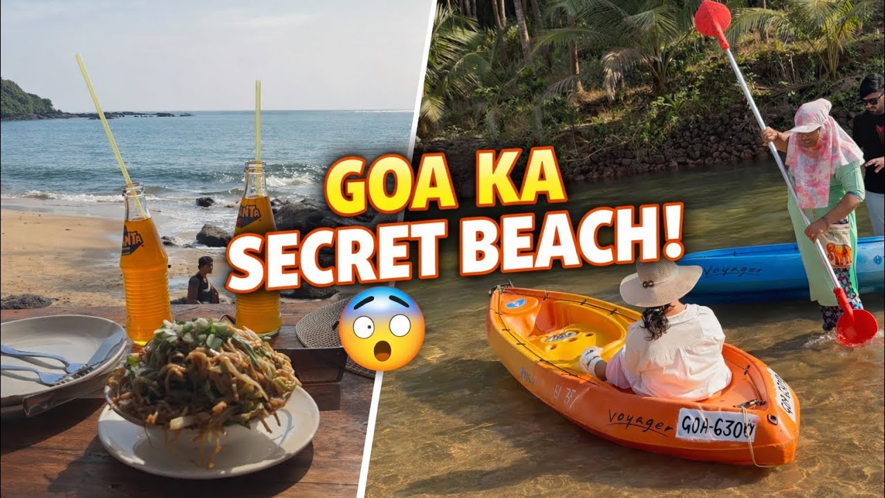 PART-4 Cola Beach South Goa || Must visit Beach of South Goa || Kayaking Experience in Goa